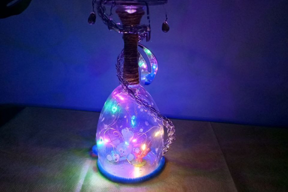 Мастер- класс по созданию креативного подсвечника- ночника