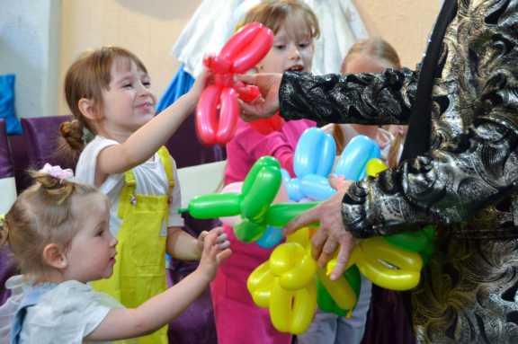 Шоу гигантских мыльных пузырей