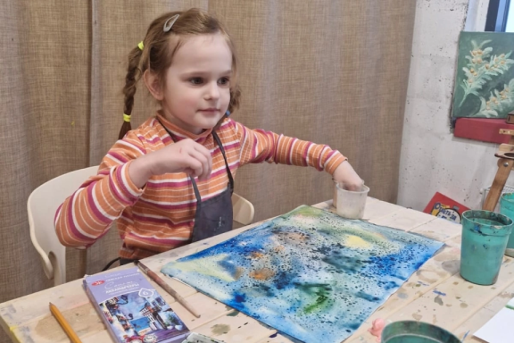 ИЗО/ Живопись / аппликация - творческие мастер-классы для детей 3-6 лет