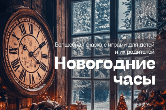 Волшебная сказка с играми для детей "Новогодние часы"