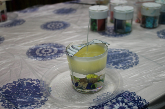 Мастер- класс по созданию 2 свечек к Новому году