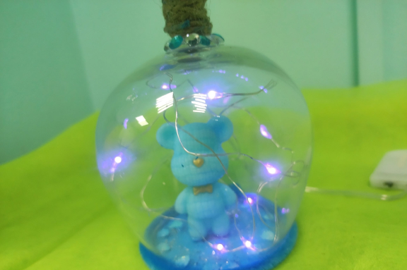 Мастер- класс по созданию креативного подсвечника- ночника