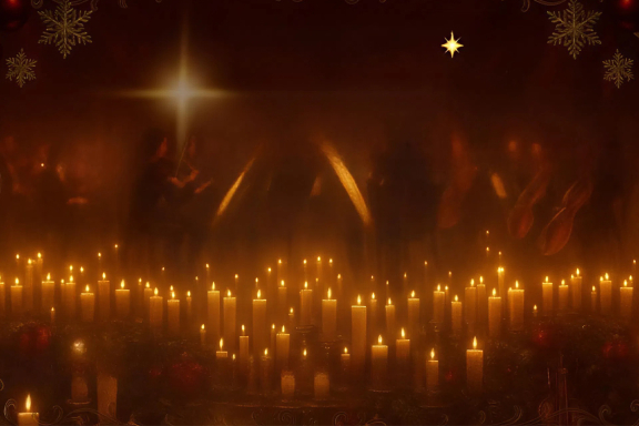 MAGNIFIQ orchestra. Новогодняя шкатулка при свечах.