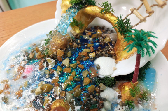 Новинка: Создание арт-объекта(композиции) "Пещера сокровищ"