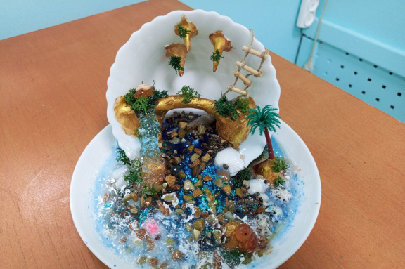 Новинка: Создание арт-объекта(композиции) "Пещера сокровищ"