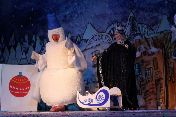 Интерактивная зимняя сказка "День Рождения Снеговика"