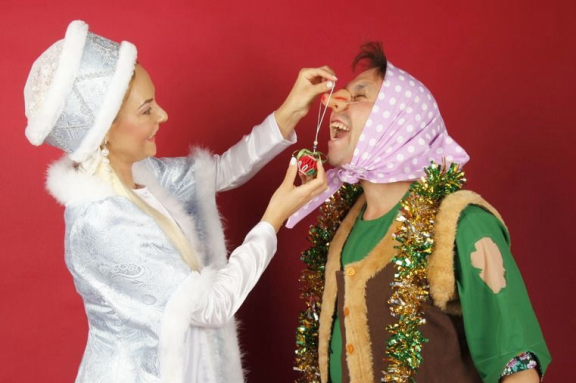 Приключение Снегурочки и Деда Мороза