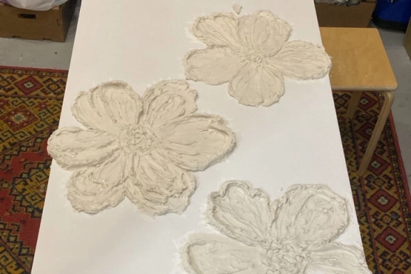 Текстурная картина и барельеф-мастер-класс по созданию картин