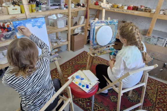 Живопись/ рисунок /скетчинг для детей 