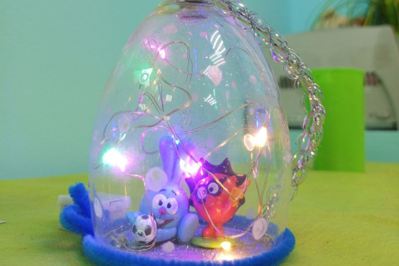 Мастер- класс по созданию креативного подсвечника- ночника