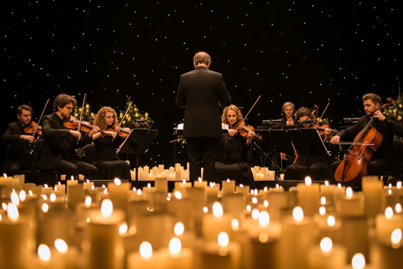 MAGNIFIQ orchestra. Новогодняя шкатулка при свечах.