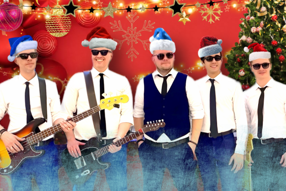 Новогодний корпоратив с группой The Fineders