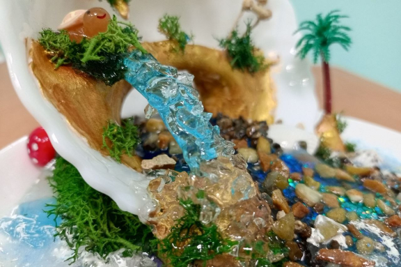 Новинка: Создание арт-объекта(композиции) "Пещера сокровищ"